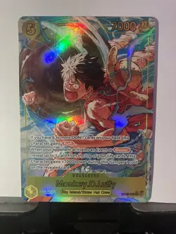 Monkey D Luffy OP15-119 Alt Art Kami's Island SEC Secret Rare English One Piece - Image 1