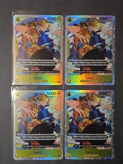 Sanji ST29-004 Playset x4 Starter Deck Egghead One Piece English - Image 1