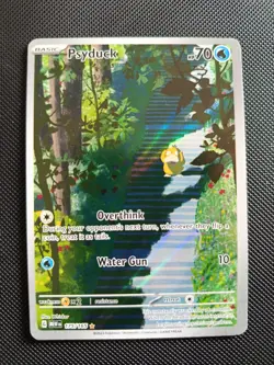 Pokemon TCG Psyduck Scarlet Violet-151 175/165 Holo Illustration Rare English - Image 1
