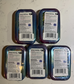 Pokemon TCG Scarlet & Violet Prismatic Evolutions Sealed Mini Tin -- Lot Of 5 - Image 3