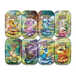 Pokemon TCG Scarlet & Violet Prismatic Evolutions Sealed Mini Tin -- Lot Of 5 - Image 4