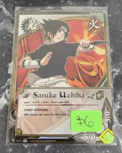 Naruto CCG Card Game LOT 200+ Cards Kakashi Hatake and Sasuke Uchiha Foil - Image 3