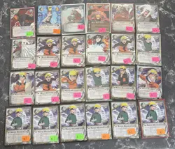 Naruto CCG Card Game LOT 200+ Cards Kakashi Hatake and Sasuke Uchiha Foil - Image 4
