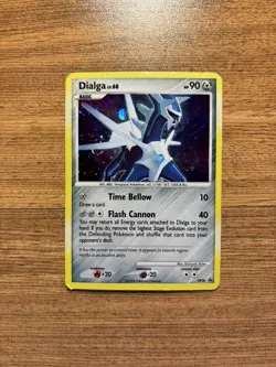 Dialga LV68 DP26 Black Star Promo Holo Foil Pokemon Card TCG 2008 Nintendo MP - Image 1