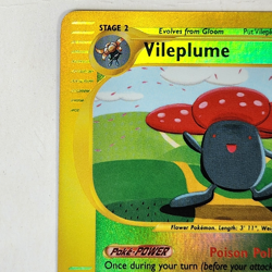 Vileplume 31/165 Pokemon TCG Card Expedition Reverse Holo Vintage 2002 Mint - Image 2