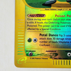 Vileplume 31/165 Pokemon TCG Card Expedition Reverse Holo Vintage 2002 Mint - Image 4