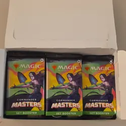 Magic: The Gathering Commander Masters Set Booster 14 Packs Foil Art Card - Image 2