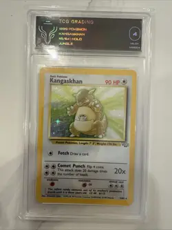 KANGASKHAN 5/64 HOLO RARE JUNGLE COLLECTION ORIGINAL 151 POKEMON CARD TCG 4 - Image 2