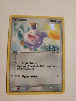 Pokemon Card - Whismur Crystal Guardians 69/100 Common Reverse Holo Stamped - Image 1