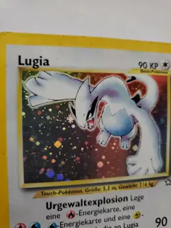 Lugia Neo German Holo Pokemon Card Base Fossil WOTC - Image 2