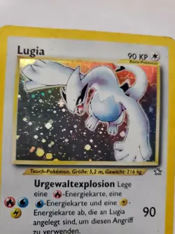 Lugia Neo German Holo Pokemon Card Base Fossil WOTC - Image 3