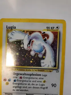 Lugia Neo German Holo Pokemon Card Base Fossil WOTC - Image 4