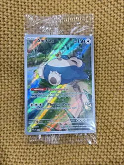 Pokemon TCG Snorlax 151 Promo Card Sealed - Image 1