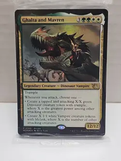 MTG Sealed Promo Bundle + Lands Lot Of 3 Plus Deck Box (VOW, AFR, MOM) - Image 3