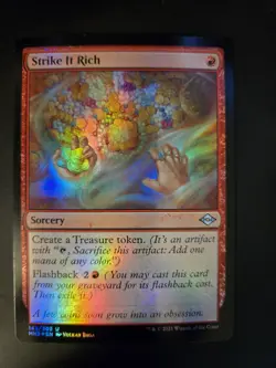 Strike It Rich NM FOIL Modern Horizons 2 MTG FREE SHIPPING - Image 1