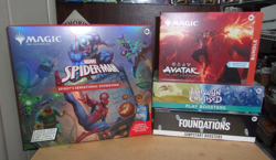 MTG LORWYN PLAY + SPIDER-MAN SCENE + FOUNDATIONS JUMPSTART + AVATAR BUNDLE BOXES - Image 1