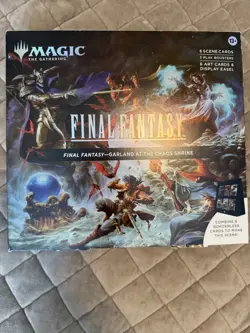 Magic The Gathering - Final Fantasy Scene Box - Garland at the Chaos Shrine - Image 1