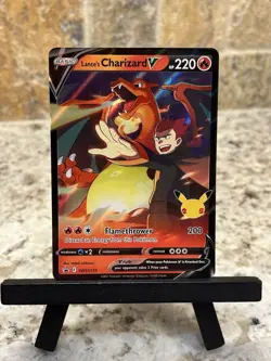 Pokemon TCG ~ Lance’s Charizard V *Black Star Promo SWSH133* (stndrd size card) - Image 2