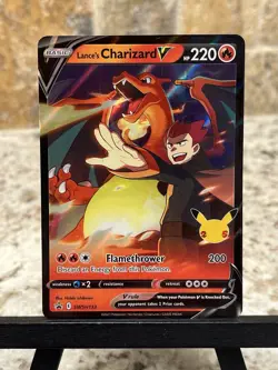 Pokemon TCG ~ Lance’s Charizard V *Black Star Promo SWSH133* (stndrd size card) - Image 4