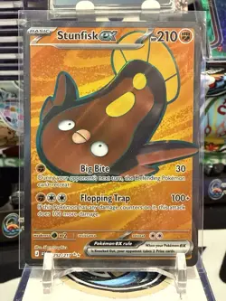Stunfisk ex 252/217 Ultra Rare ME: Ascended Heroes Pokemon TCG NM 13Q - Image 1