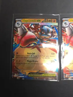 Pokemon TCG Mega Lucario EX 077/132 X2 - Image 2