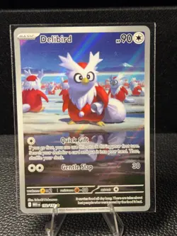 Delibird 152/132 Illustration Rare Mega Evolution Pokemon Near Mint - Image 1