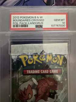 PSA 10 Pokemon Boundaries Crossed Booster Pack Landorus Art Pop 11 BW - Image 3
