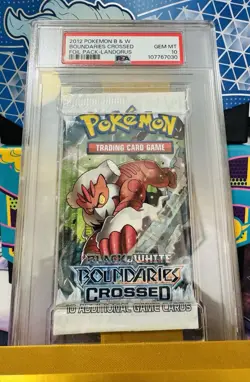 PSA 10 Pokemon Boundaries Crossed Booster Pack Landorus Art Pop 11 BW - Image 5