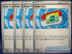 Poke Pad 081/088 x4 - NM Perfect Order Pokemon Playset ME03 FREE SHIPPING - Image 1