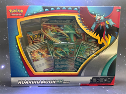 Pokemon TCG Roaring Moon ex Box Factory Sealed Display with 4 Booster Packs - Image 1