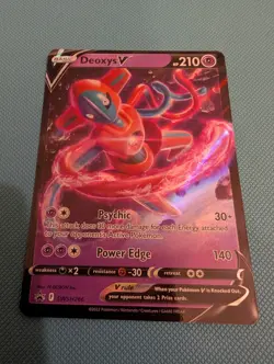 Pokemon TCG Deoxys V Sword & Shield SWSH266 Holo Promo - Image 2