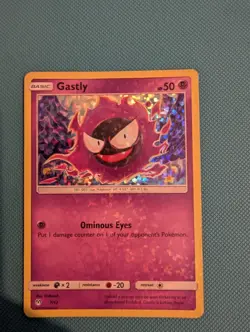 Pokemon TCG Gastly 7/12 Holo McDonald's Promos 2019 LP - Image 1