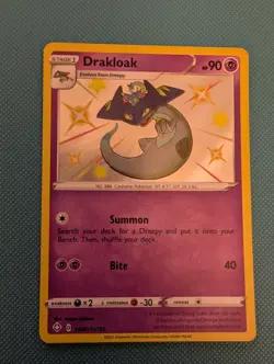 Pokemon TCG Drakloak Shining Fates SV061/SV122 Holo Shiny Holo Rare - Image 1