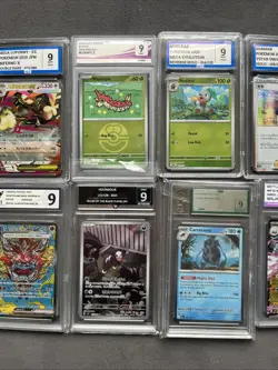 Pokemon TCG Graded Bundle Lot Of Ten Slabs Grade 9 Mint - Image 3