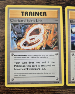 Pokemon TCG- Charizard and Blastoise Spirit Link Evolutions NM+ 73/108 75/108 - Image 2