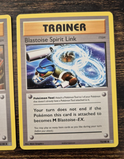Pokemon TCG- Charizard and Blastoise Spirit Link Evolutions NM+ 73/108 75/108 - Image 3