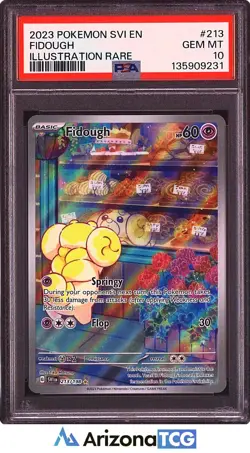 Pokemon 2023 Fidough 213/198 Illustration Rare Scarlet & Violet GEM MINT PSA 10 - Image 1