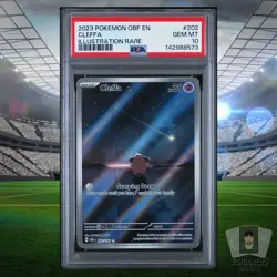 Cleffa IR 2023 Pokemon S&V Obsidian Flames OBF English #202/197 PSA 10 GEM MINT - Image 1
