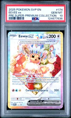 Pokemon TCG Eevee Ex 174 Promo PSA 10 - Image 1