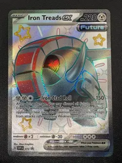 Iron Treads Ex SVP 073 Scarlet Violet Black Star Promo Full Art Card Pokemon NM - Image 1