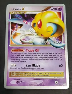 Uxie LV.X - 2010 (Yuta Komatsuda) 146/146 Pokemon Ultra Rare World Championship - Image 1