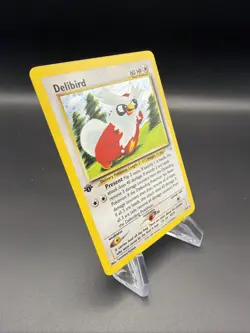 Delibird - 1st Edition - 5/64 Neo Revelation - Pokemon TCG - 2001 - NM/Mint - Image 4