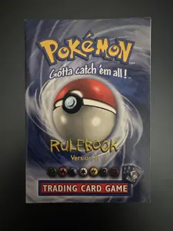 Pokemon TCG Rulebook Starter Rules Booklet Version 3 WOTC 1999 - Image 1