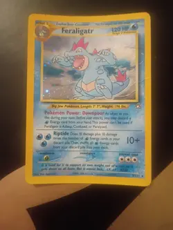 Feraligatr Holo Rare 5/111 Neo Genesis - Vintage 2000 Pokemon TCG - Image 2