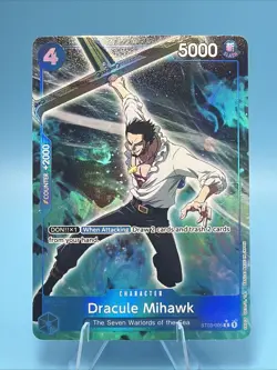 One Piece: Premium Booster PRB01 ST03-005 Dracule Mihawk (Full / Alt Art) - MINT - Image 1