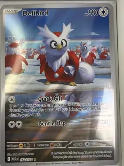 Pokemon TCG - Delibird - Illustration Rare ME01: Mega Evolution 152/132 NM - Image 1