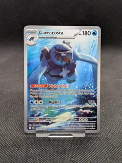 Pokemon Card Carracosta 107/086 Black Bolt Full Art Holo Card NM/M - Image 1