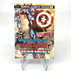 Marvel Card Captian America 79 Canvas Comic Covers Upper Deck Renditions [NM] - Image 1