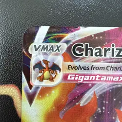 Pokemon TCG Charizard VMAX Darkness Ablaze Holo Ultra Rare Card 020/189 - Image 2