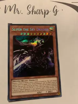 SLIFER THE SKY DRAGON - LIMITED EDITION TN19-EN008 ENG Yu-Gi-Oh! CARD SECRET R - Image 3